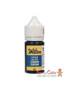 Colorante Líquido Color Liquid Azul real 30gr Wilton