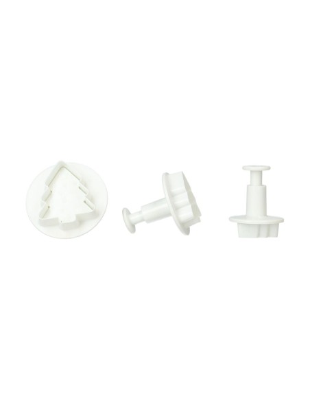 Set Cortadores Expulsor Árbol De Navidad 3ud Wilton