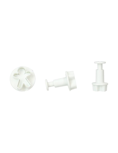 Set Cortadores Expulsor Hombre De Jengibre 3ud Wilton