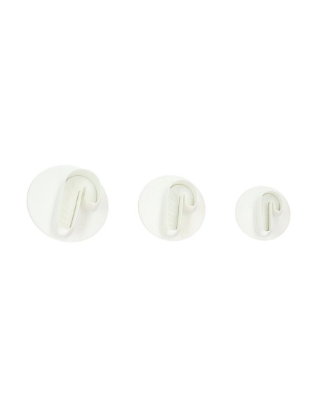 Set Cortadores Expulsor Bastón De Caramelo 3ud Wilton