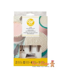 Kit Decoración Tartas 18 Piezas Wilton