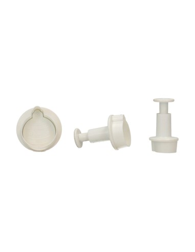 Set Cortadores Expulsor Bolas De Navidad 3ud...