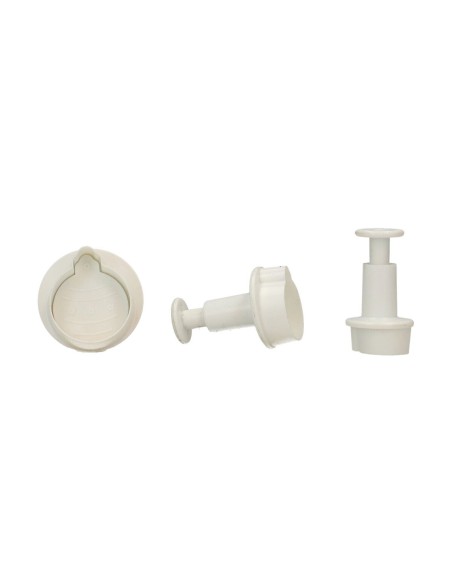Set Cortadores Expulsor Bolas De Navidad 3ud Wilton
