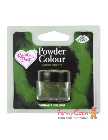 Colorante en Polvo Moss Green Rainbow Dust