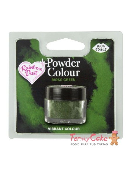 Colorante en Polvo Moss Green Rainbow Dust