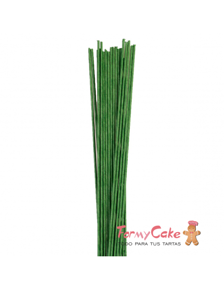 Alambre para Flores Verde Calibre 18 20ud Culpitt