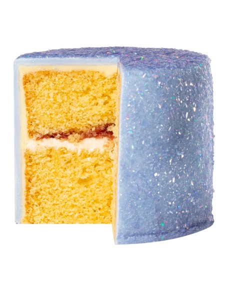 Magic Sparkles Copos De Glitter Iridescente Comestible- Lila Zafiro 3gr PME