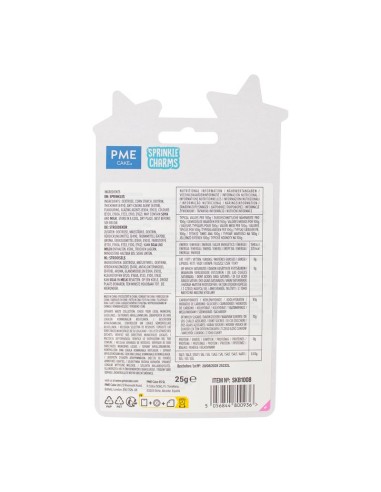 Sprinkle Charms- Estrellas Arcoíris 25g PME