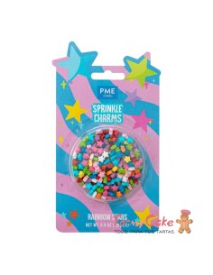 Sprinkle Charms- Estrellas Arcoíris 25g PME
