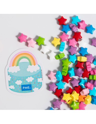 Sprinkle Charms- Estrellas Arcoíris 25g PME