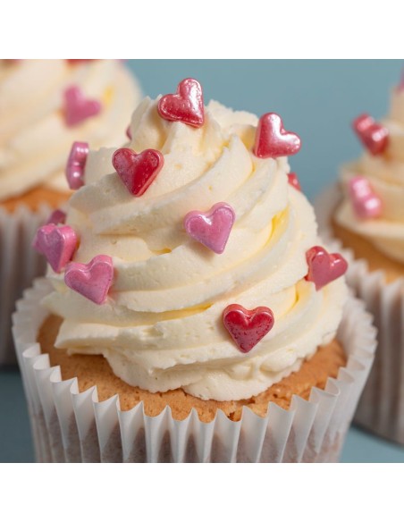 Sprinkle Charms- Corazones Rosas Y Rojos 25g PME