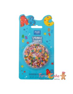 Sprinkle Charms- Alfabeto Arcoíris 25g PME