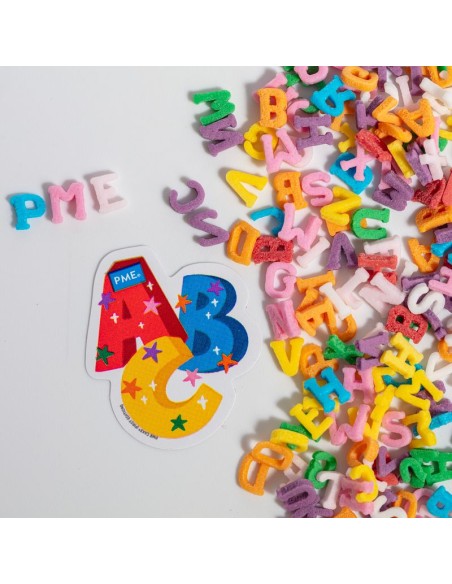 Sprinkle Charms- Alfabeto Arcoíris 25g PME