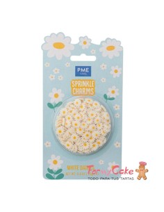 Sprinkle Charms- Margaritas Blancas 25g PME
