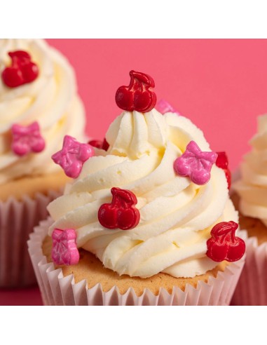 Sprinkle Charms- Cerezas Rosas Y Rojas 25g PME