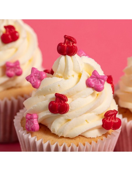 Sprinkle Charms- Cerezas Rosas Y Rojas 25g PME
