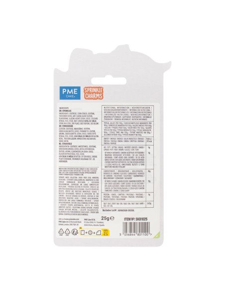 Sprinkle Charms- Dinosaurios Colores 25g PME
