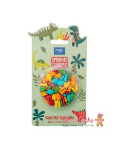Sprinkle Charms- Dinosaurios Colores 25g PME