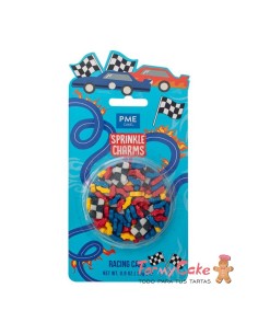 Sprinkle Charms- Coches De Carreras 25g PME