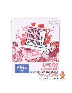 Sprinkles De San Valentín- Te Quiero 60g PME