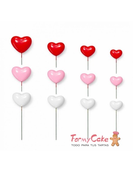 Set Mix De Corazones Decorativos Para San Valentín 30ud Azucren