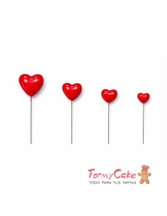 Set De Corazones Rojos Decorativos Para San Valentín 20ud...