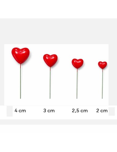 Set De Corazones Rojos Decorativos Para San...