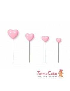 Set De Corazones Rosas Decorativos Para San Valentín 20ud...