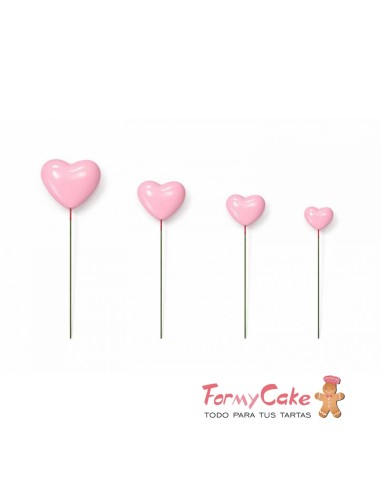 Set De Corazones Rosas Decorativos Para San...
