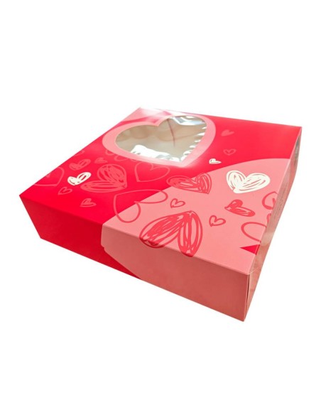 Caja San Valentín 25x25x8cm Azucren