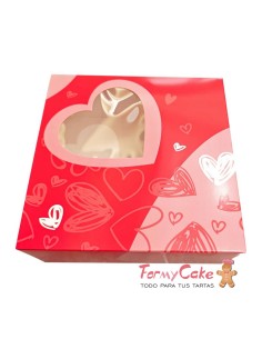 Caja San Valentín 25x25x8cm Azucren