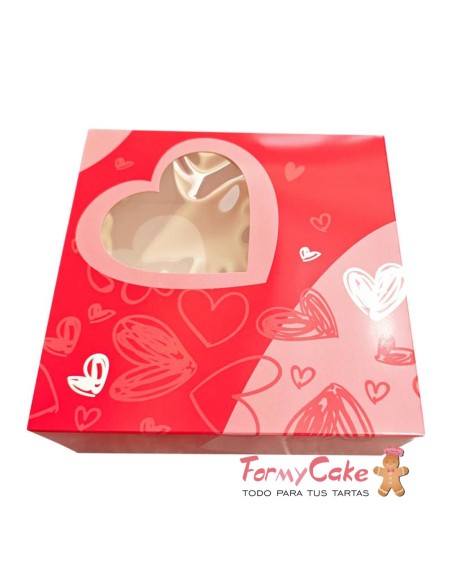 Caja San Valentín 30x30x8cm Azucren