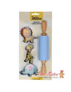 Kit De Repostería Cortadores De Galleta Animales De La...