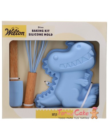 Kit De Repostería Molde De Silicona Dinosaurio...