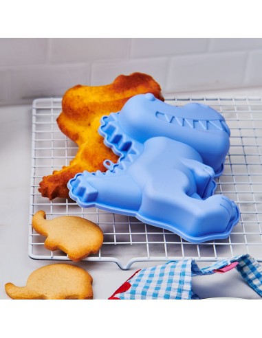 Kit De Repostería Molde De Silicona Dinosaurio...