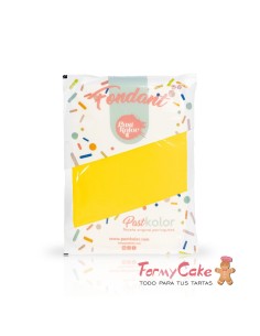 Fondant Amarillo 1kg Pastkolor