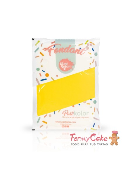Fondant Amarillo 1kg Pastkolor