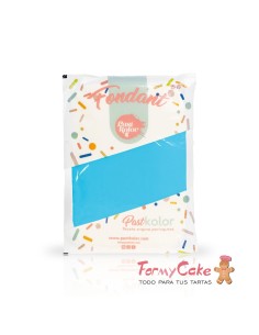 Fondant Azul 250gr Pastkolor