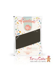 Fondant Negro 1kg Pastkolor