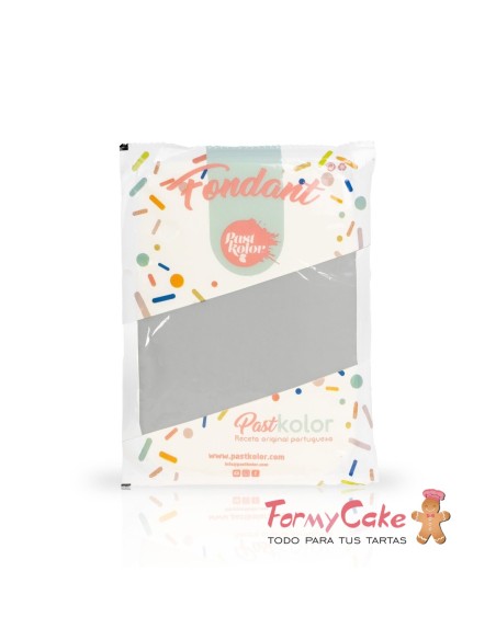 Fondant Gris 250gr Pastkolor