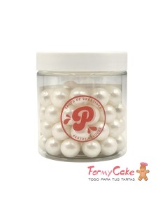 Perlas Blancas Nacaradas 14mm/150g Pastry Colours
