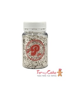 Vermicelli Plata Metalizado 65g Pastry Colours
