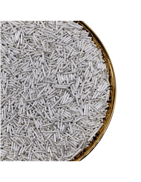 Vermicelli Plata Metalizado 65g Pastry Colours