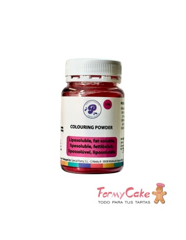 Colorante Liposoluble Polvo Rosa 15gr Pastry...