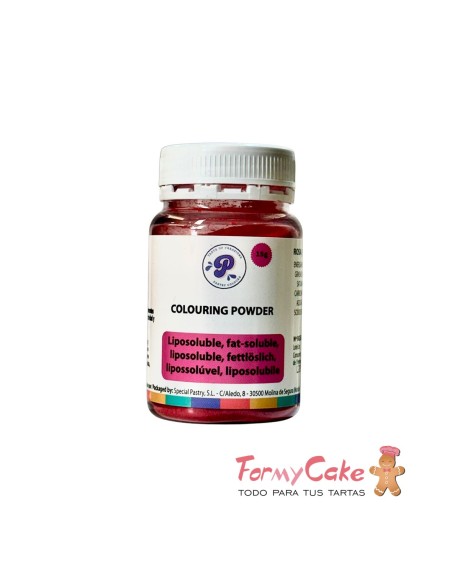 Colorante Liposoluble Polvo Rosa 15gr Pastry Colours
