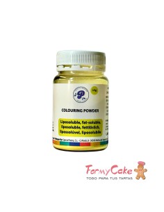 Colorante Liposoluble Polvo Amarillo 15gr Pastry Colours