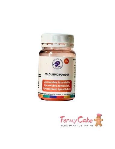 Colorante Liposoluble Polvo Naranja 15gr Pastry...