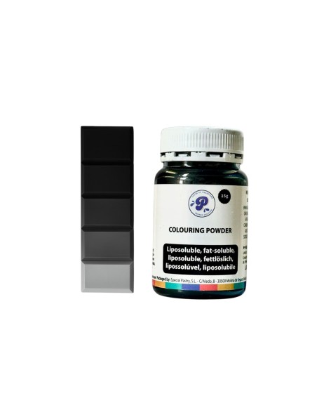 Colorante Liposoluble Polvo Negro 15gr Pastry Colours