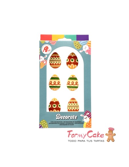 Huevos De Pascua Primavera 6ud Pastry Colours