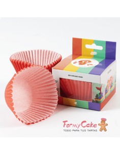 Cápsulas Cupcakes Rojas 48ud Pastry Colours